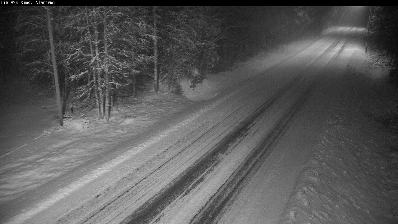 Weather Camera Image Väg 924 Simo, Alaniemi, Simo, Lappi