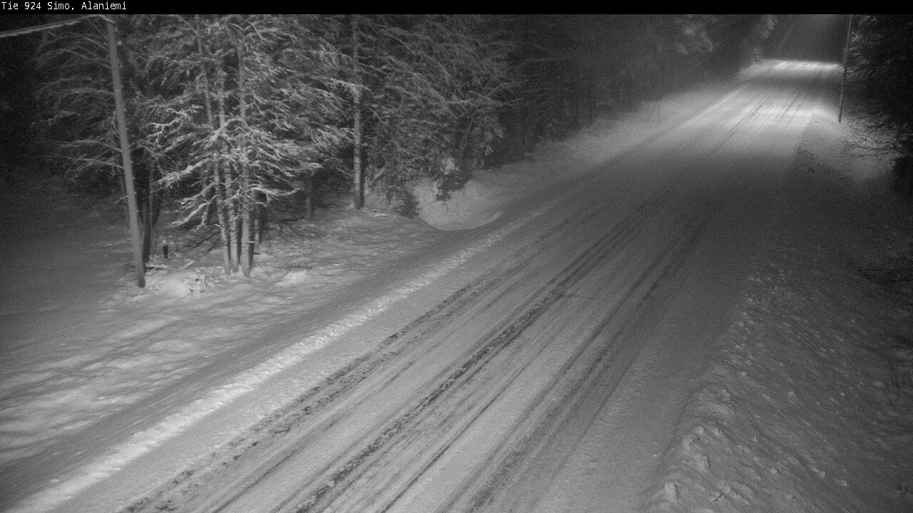 Weather Camera Image Väg 924 Simo, Alaniemi, Simo, Lappi