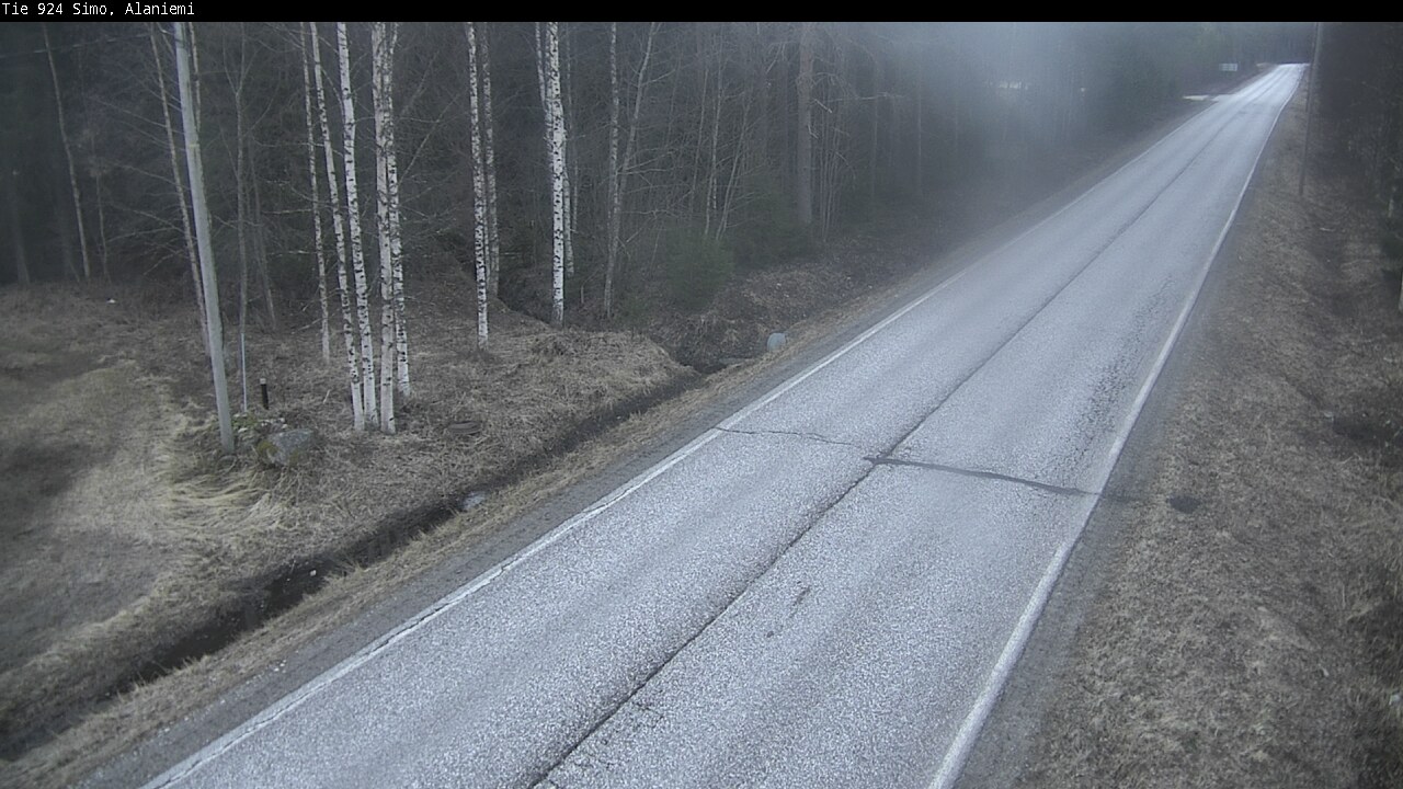 Weather Camera Image Väg 924 Simo, Alaniemi, Simo, Lappi