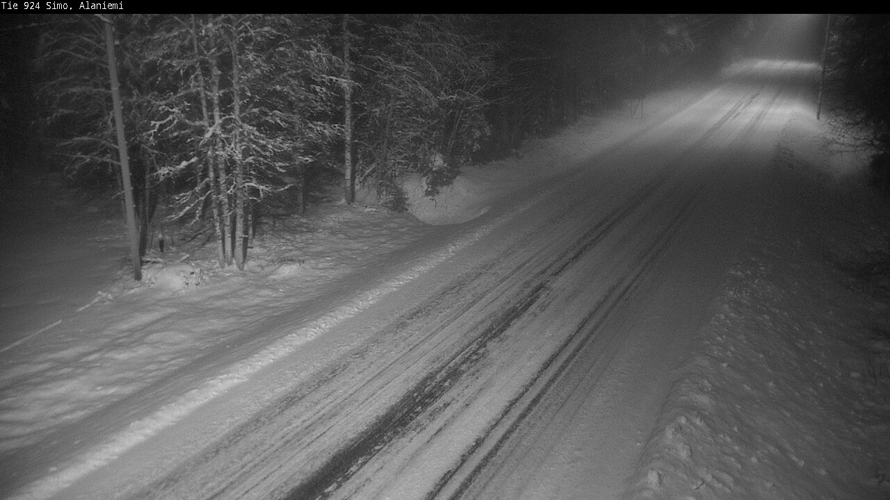 Weather Camera Image Väg 924 Simo, Alaniemi, Simo, Lappi