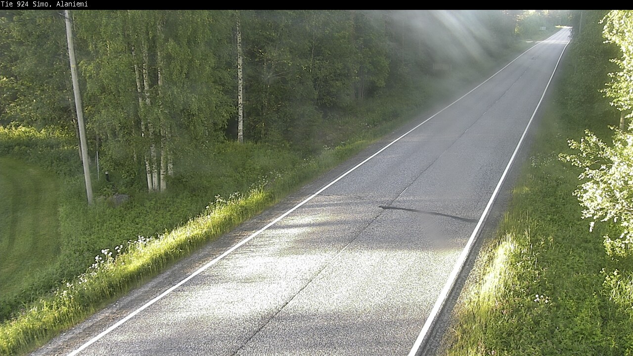 Weather Camera Image Väg 924 Simo, Alaniemi, Simo, Lappi