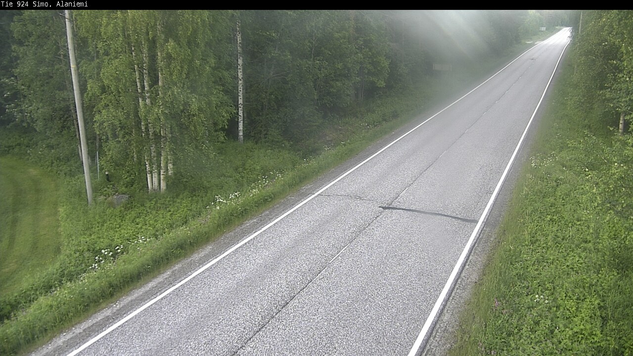 Weather Camera Image Väg 924 Simo, Alaniemi, Simo, Lappi