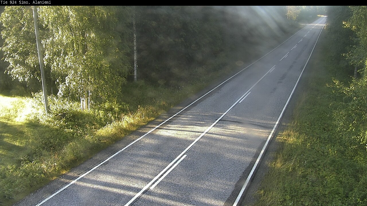 Weather Camera Image Road 924 Simo, Alaniemi, Simo, Lappi