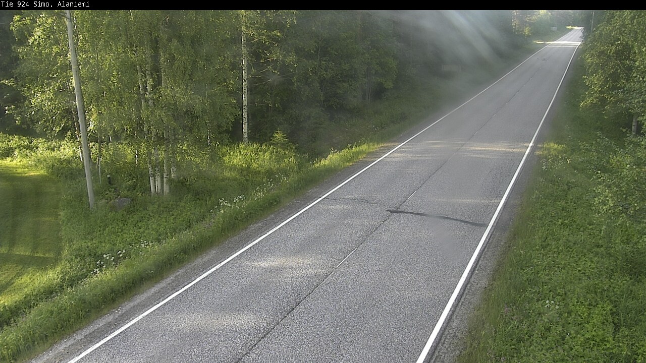 Weather Camera Image Väg 924 Simo, Alaniemi, Simo, Lappi