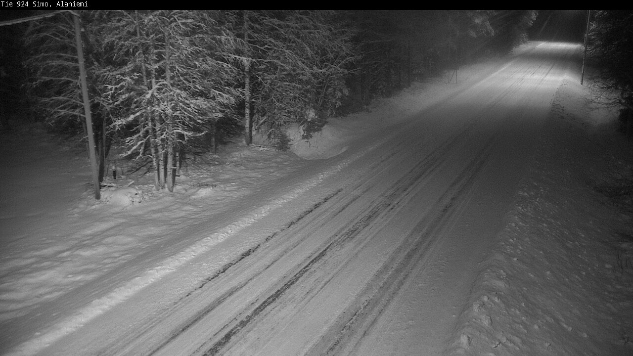 Weather Camera Image Väg 924 Simo, Alaniemi, Simo, Lappi