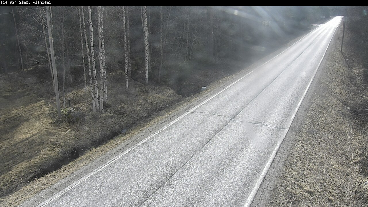 Weather Camera Image Väg 924 Simo, Alaniemi, Simo, Lappi