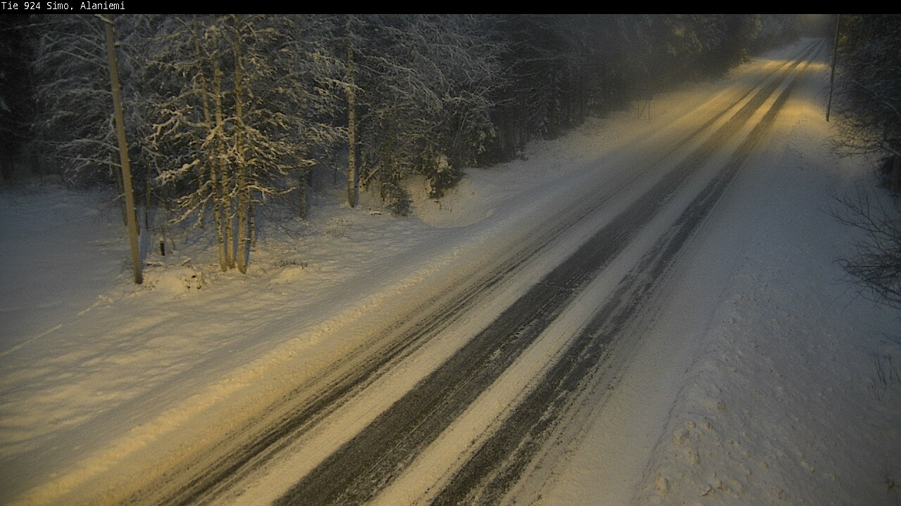 Weather Camera Image Väg 924 Simo, Alaniemi, Simo, Lappi