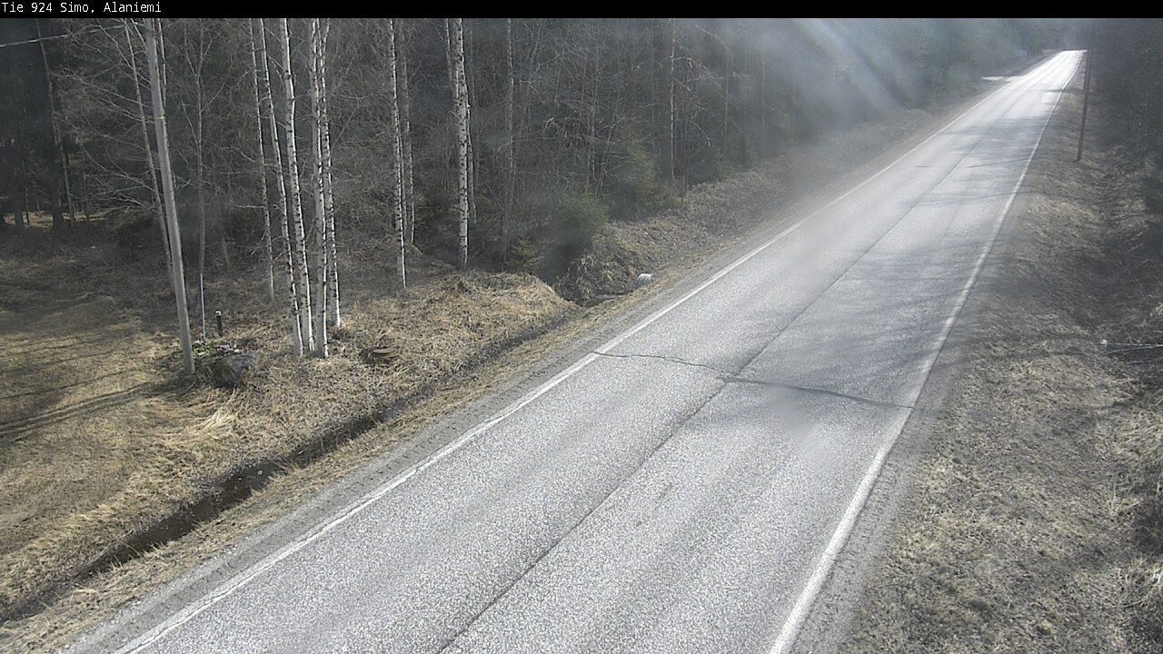 Weather Camera Image Väg 924 Simo, Alaniemi, Simo, Lappi