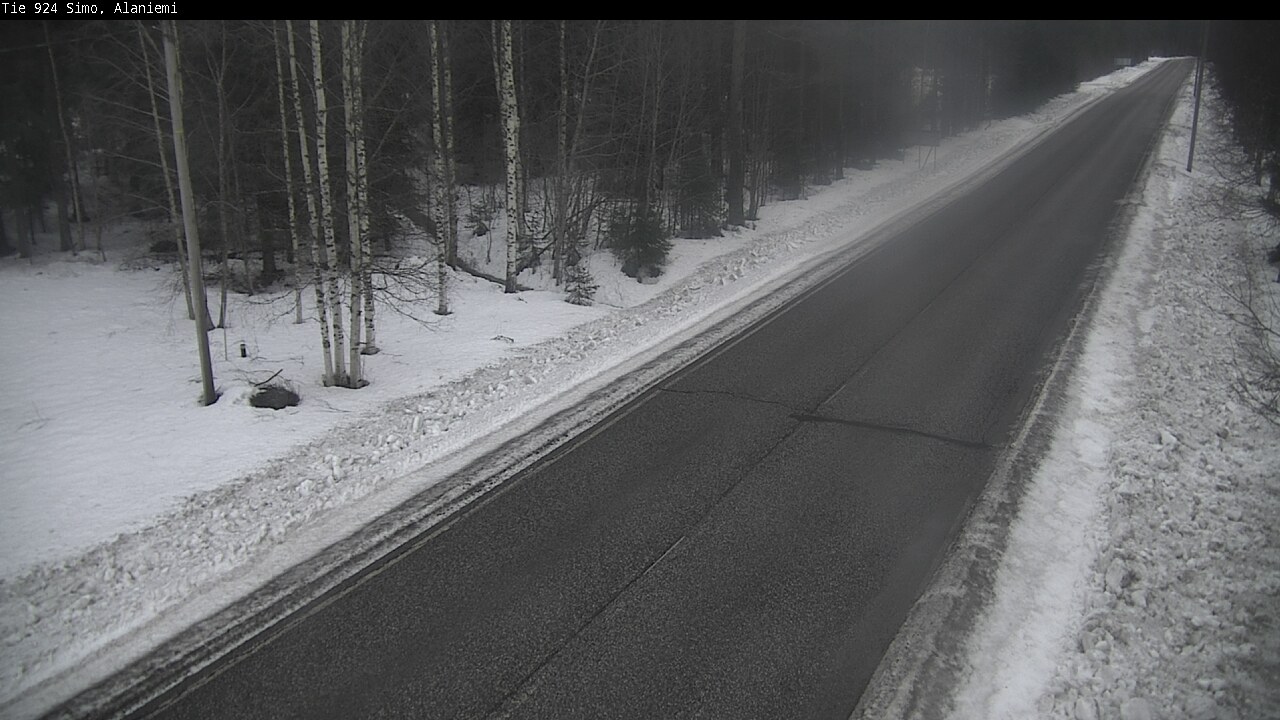Kelikamerat Kuva Tie 924 Simo, Alaniemi, Simo, Lappi