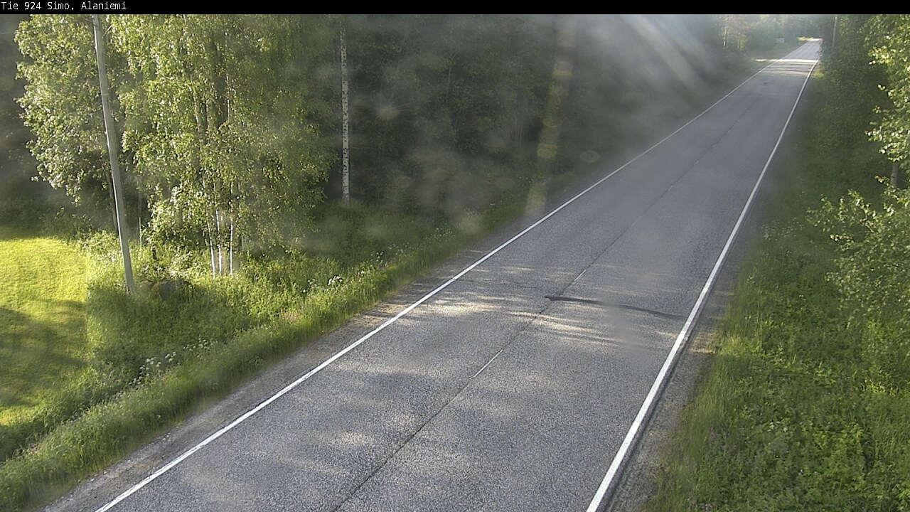 Weather Camera Image Väg 924 Simo, Alaniemi, Simo, Lappi