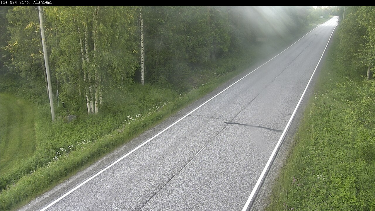 Weather Camera Image Väg 924 Simo, Alaniemi, Simo, Lappi