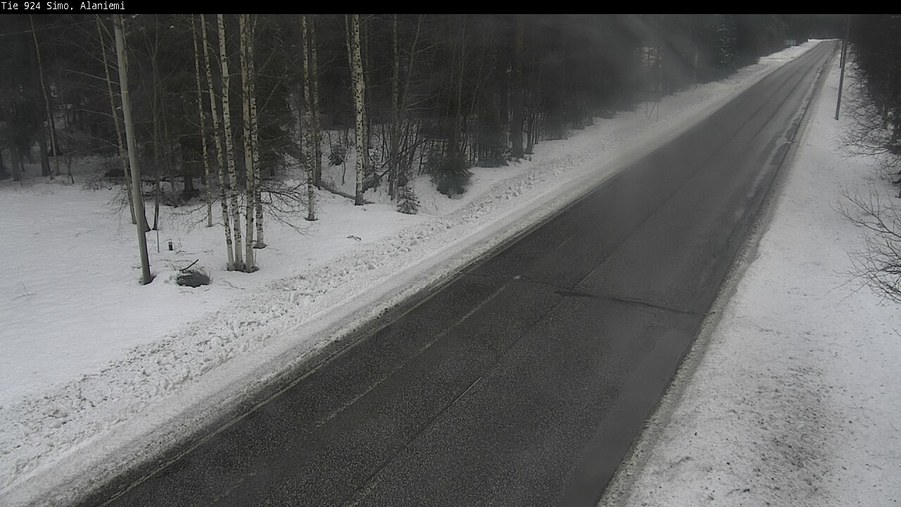 Kelikamerat Kuva Tie 924 Simo, Alaniemi, Simo, Lappi