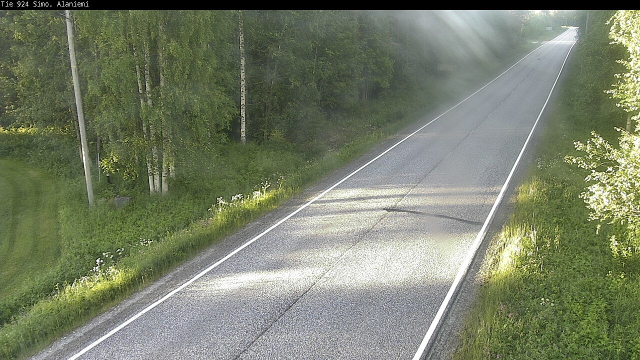Weather Camera Image Väg 924 Simo, Alaniemi, Simo, Lappi