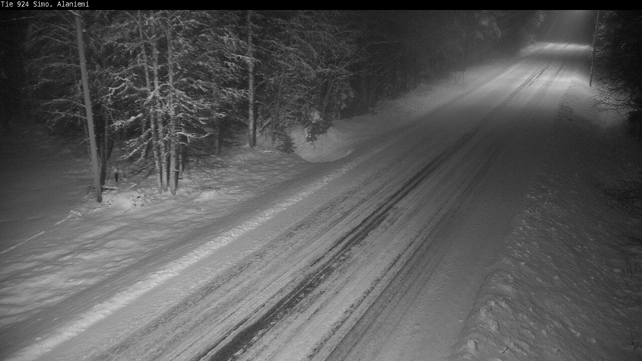 Weather Camera Image Väg 924 Simo, Alaniemi, Simo, Lappi