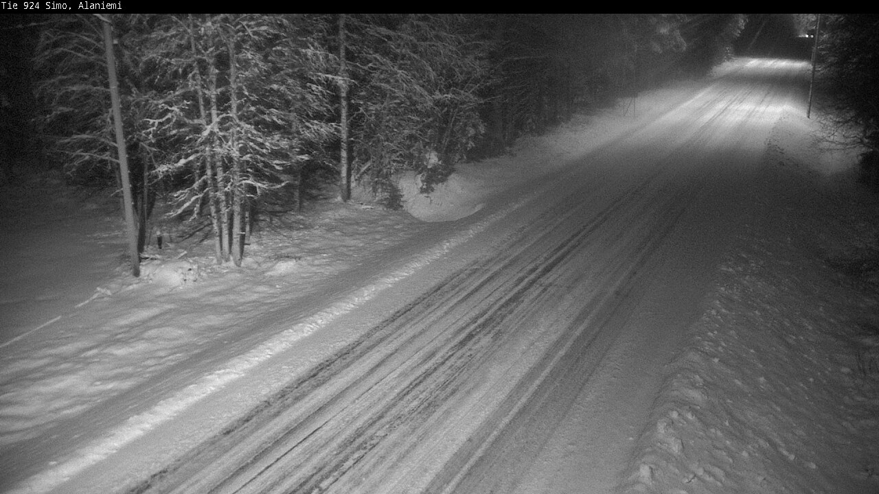 Weather Camera Image Väg 924 Simo, Alaniemi, Simo, Lappi