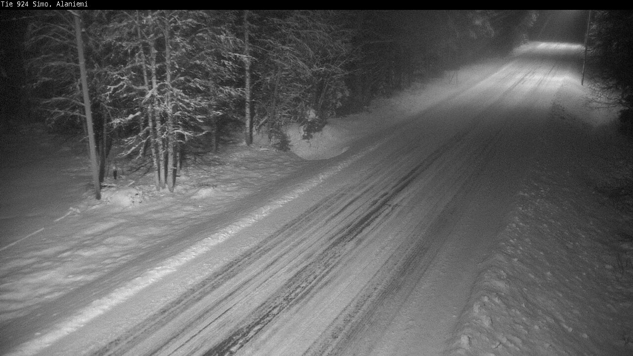 Weather Camera Image Väg 924 Simo, Alaniemi, Simo, Lappi
