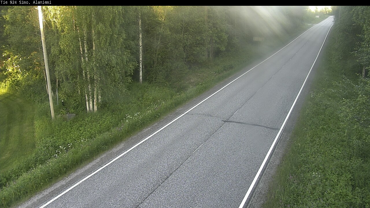 Weather Camera Image Väg 924 Simo, Alaniemi, Simo, Lappi