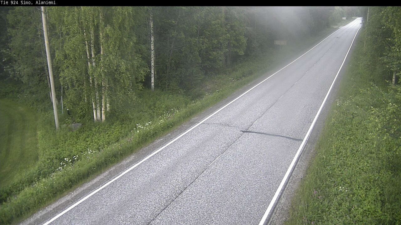 Weather Camera Image Väg 924 Simo, Alaniemi, Simo, Lappi