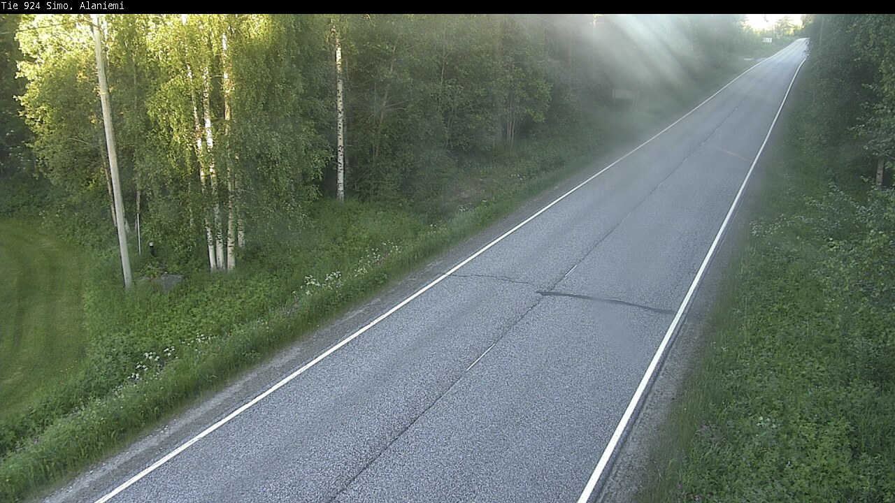 Weather Camera Image Väg 924 Simo, Alaniemi, Simo, Lappi