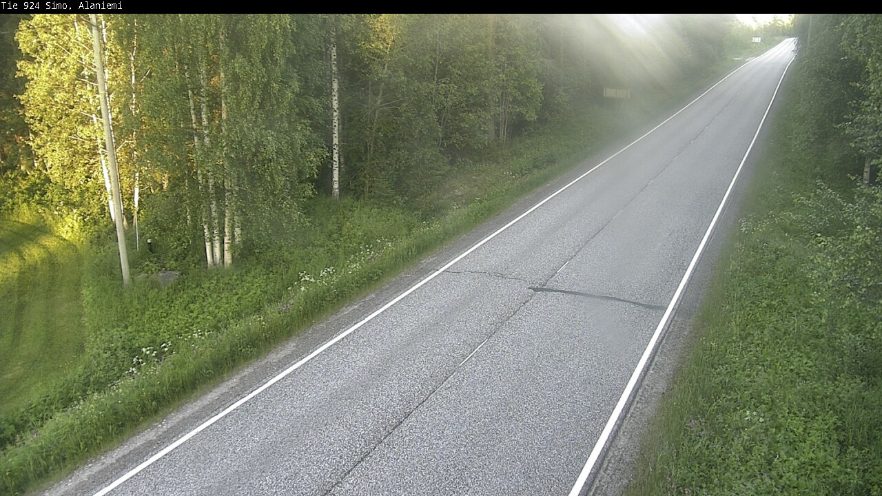 Weather Camera Image Väg 924 Simo, Alaniemi, Simo, Lappi