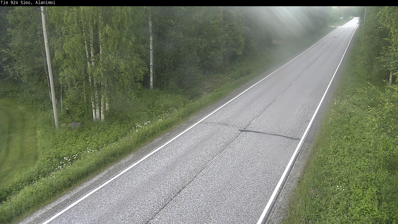 Weather Camera Image Väg 924 Simo, Alaniemi, Simo, Lappi