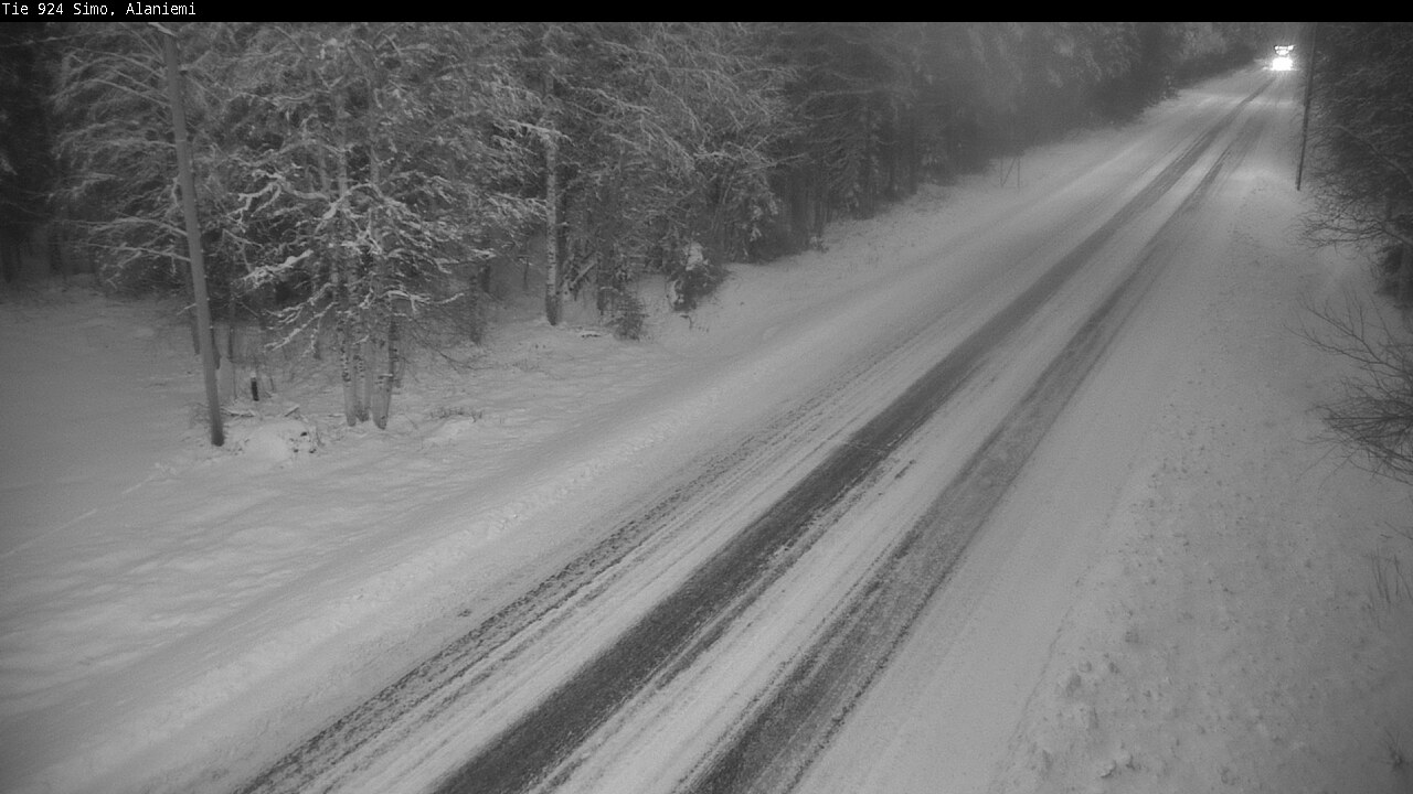 Weather Camera Image Väg 924 Simo, Alaniemi, Simo, Lappi