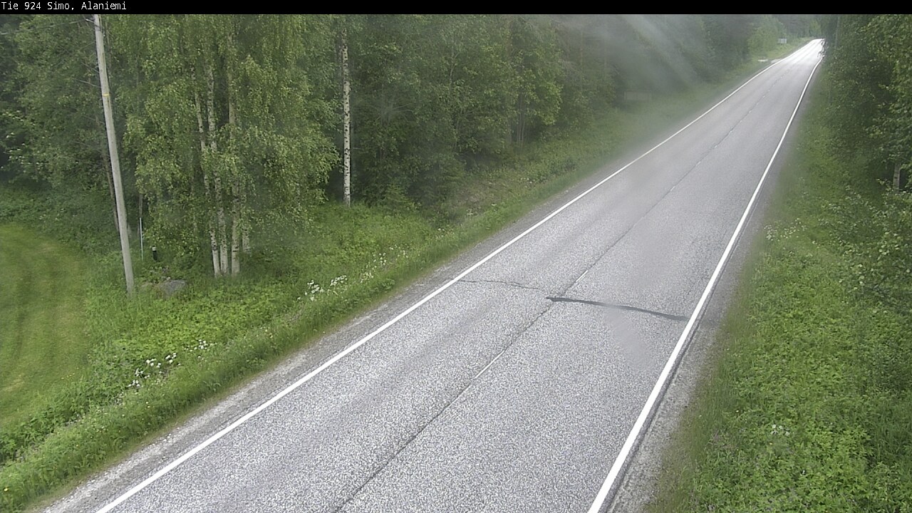 Weather Camera Image Väg 924 Simo, Alaniemi, Simo, Lappi