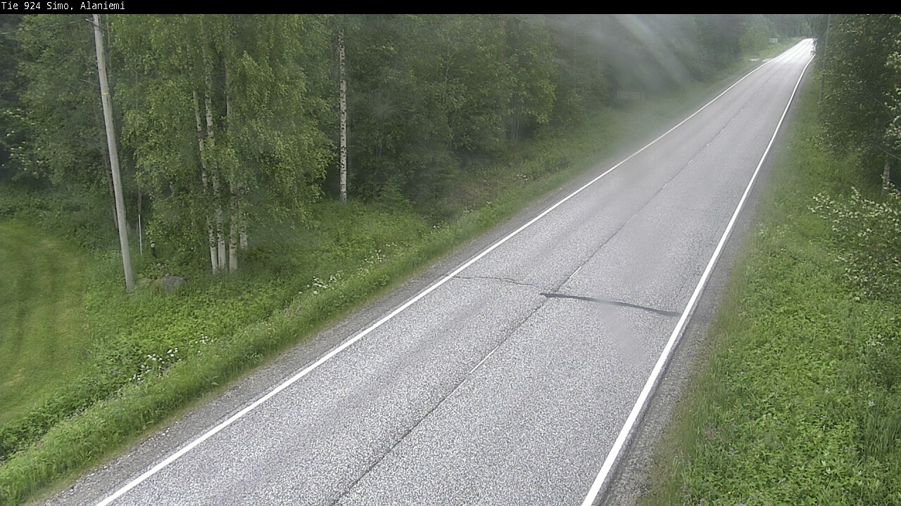 Weather Camera Image Road 924 Simo, Alaniemi, Simo, Lappi