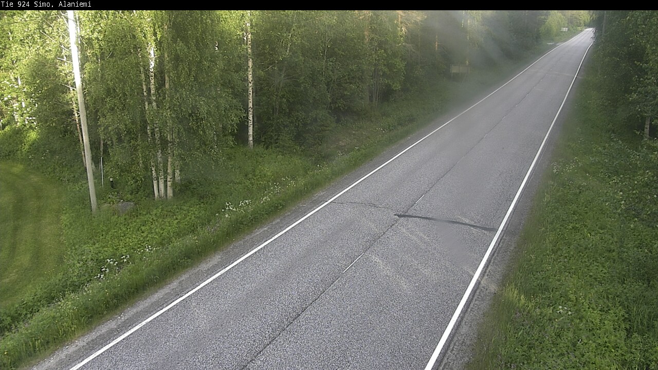 Weather Camera Image Väg 924 Simo, Alaniemi, Simo, Lappi