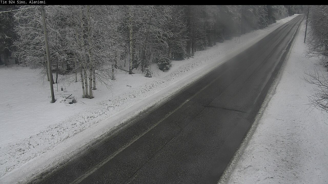 Kelikamerat Kuva Tie 924 Simo, Alaniemi, Simo, Lappi