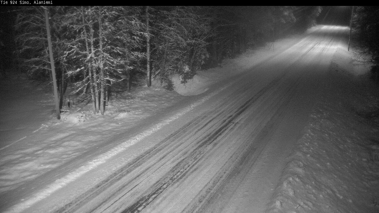 Weather Camera Image Väg 924 Simo, Alaniemi, Simo, Lappi