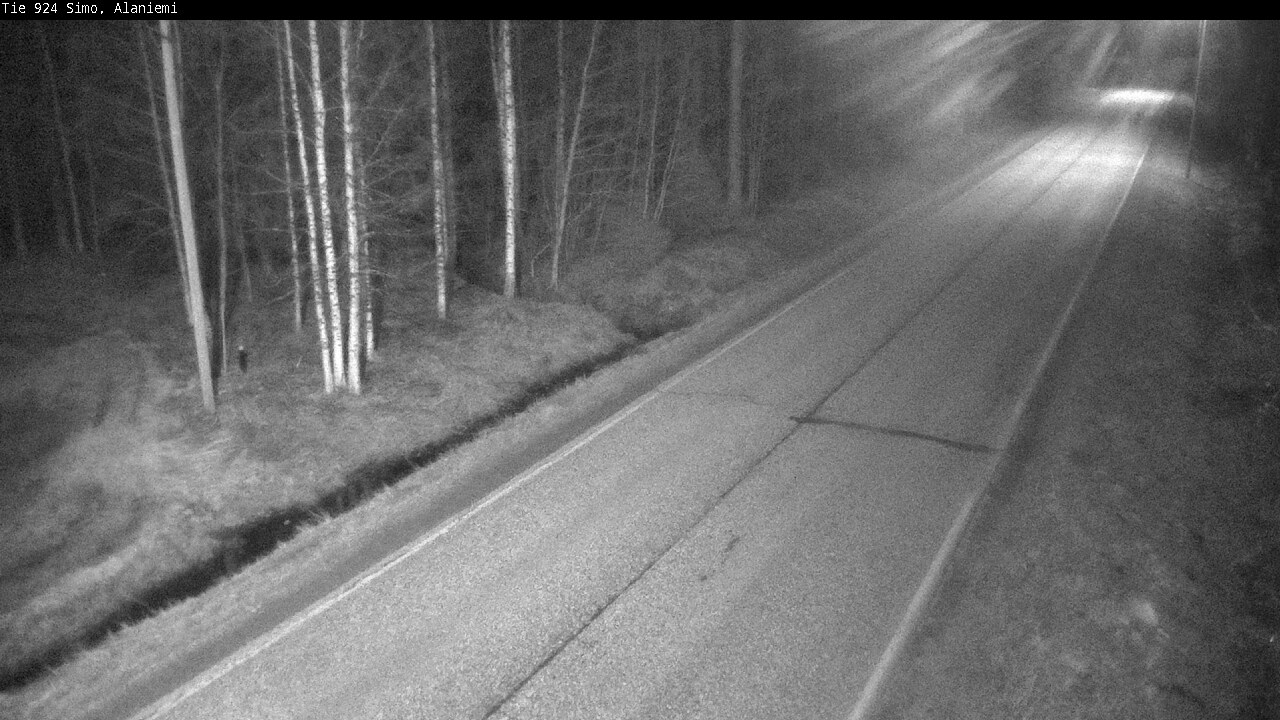 Weather Camera Image Väg 924 Simo, Alaniemi, Simo, Lappi