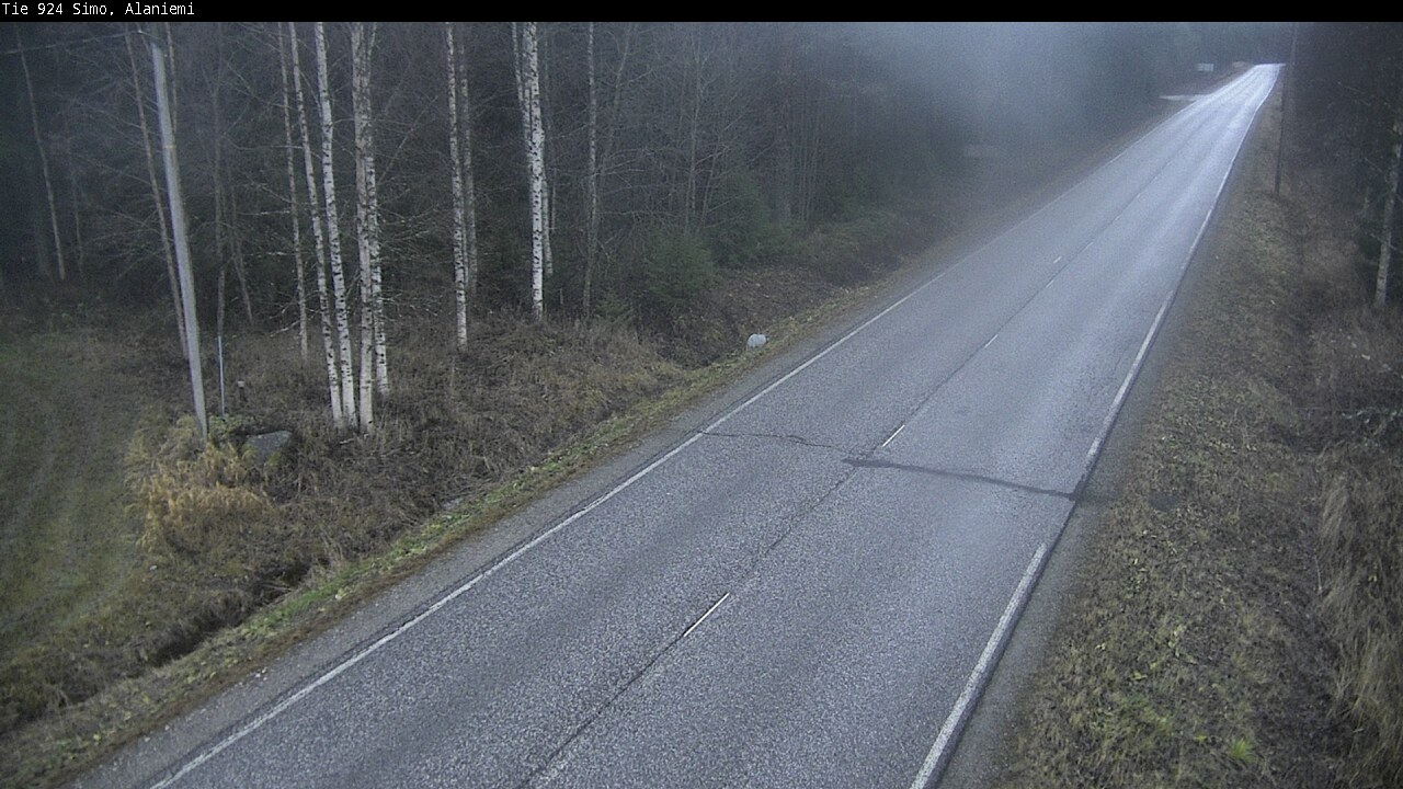 Kelikamerat Kuva Tie 924 Simo, Alaniemi, Simo, Lappi