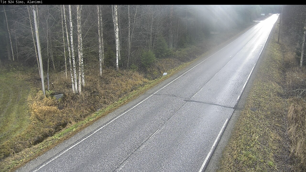 Kelikamerat Kuva Tie 924 Simo, Alaniemi, Simo, Lappi