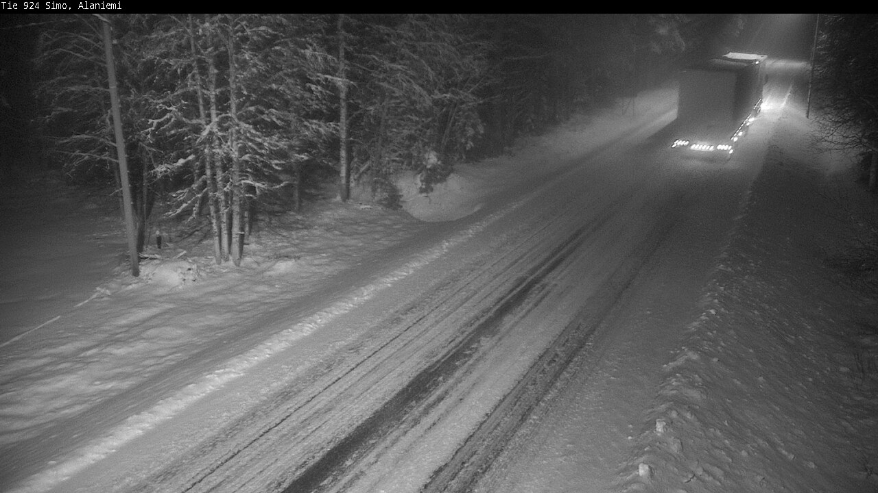 Weather Camera Image Väg 924 Simo, Alaniemi, Simo, Lappi
