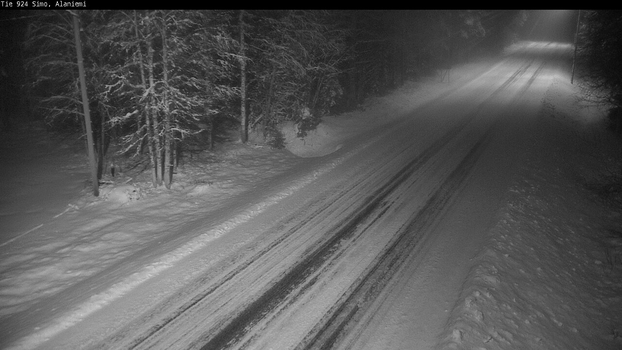 Weather Camera Image Väg 924 Simo, Alaniemi, Simo, Lappi