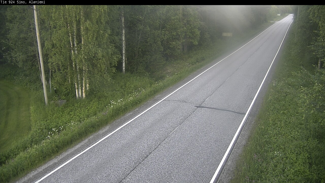 Weather Camera Image Väg 924 Simo, Alaniemi, Simo, Lappi