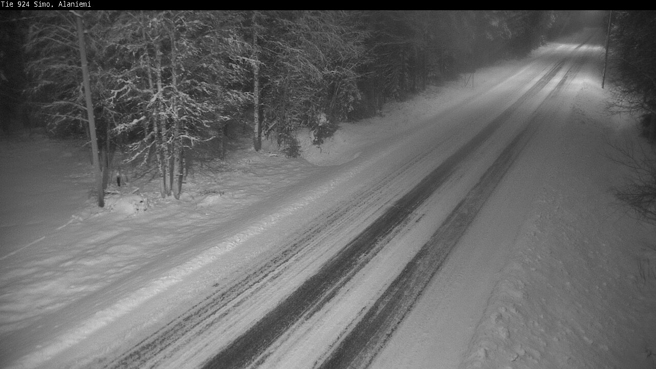 Weather Camera Image Väg 924 Simo, Alaniemi, Simo, Lappi