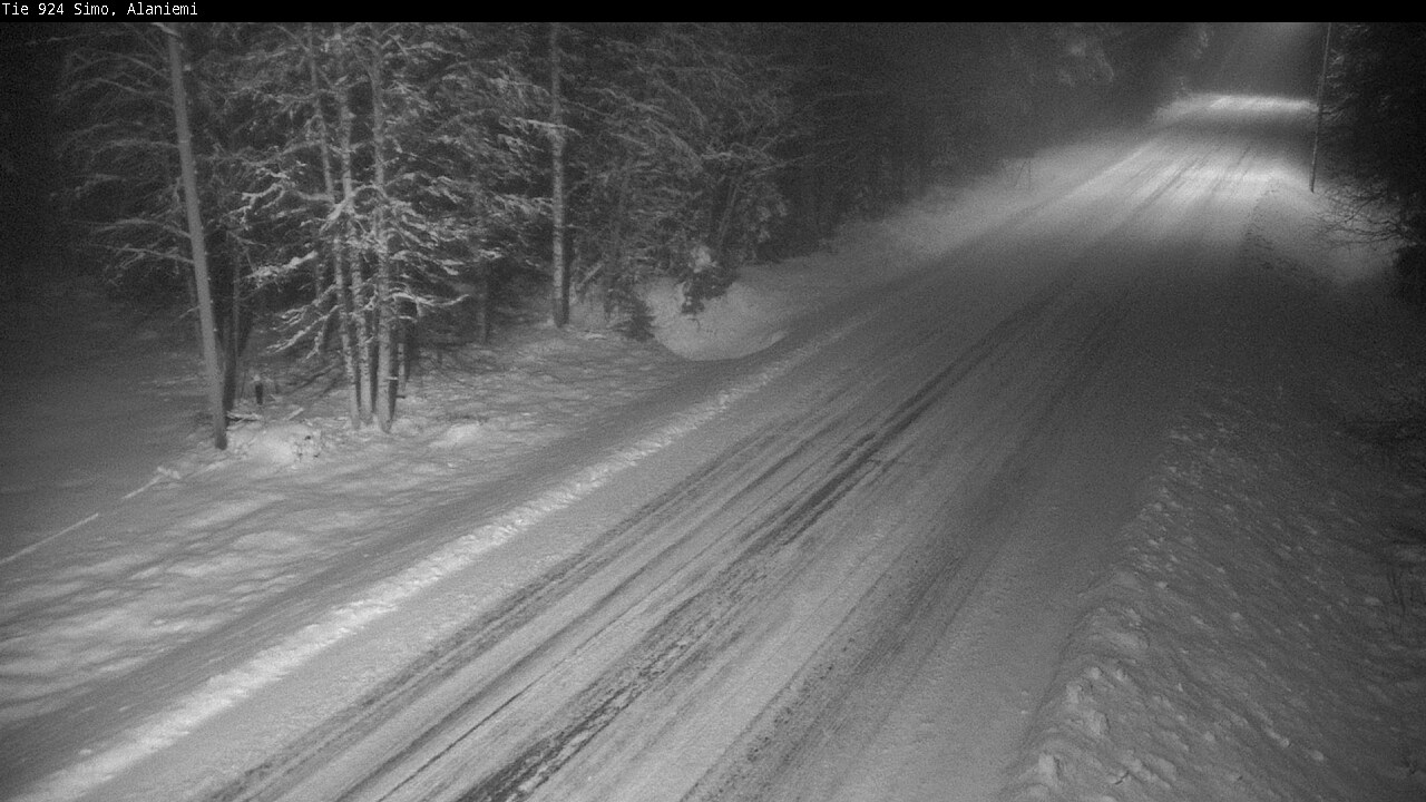 Weather Camera Image Väg 924 Simo, Alaniemi, Simo, Lappi