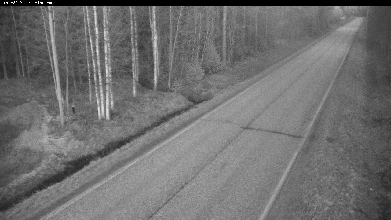 Kelikamerat Kuva Tie 924 Simo, Alaniemi, Simo, Lappi