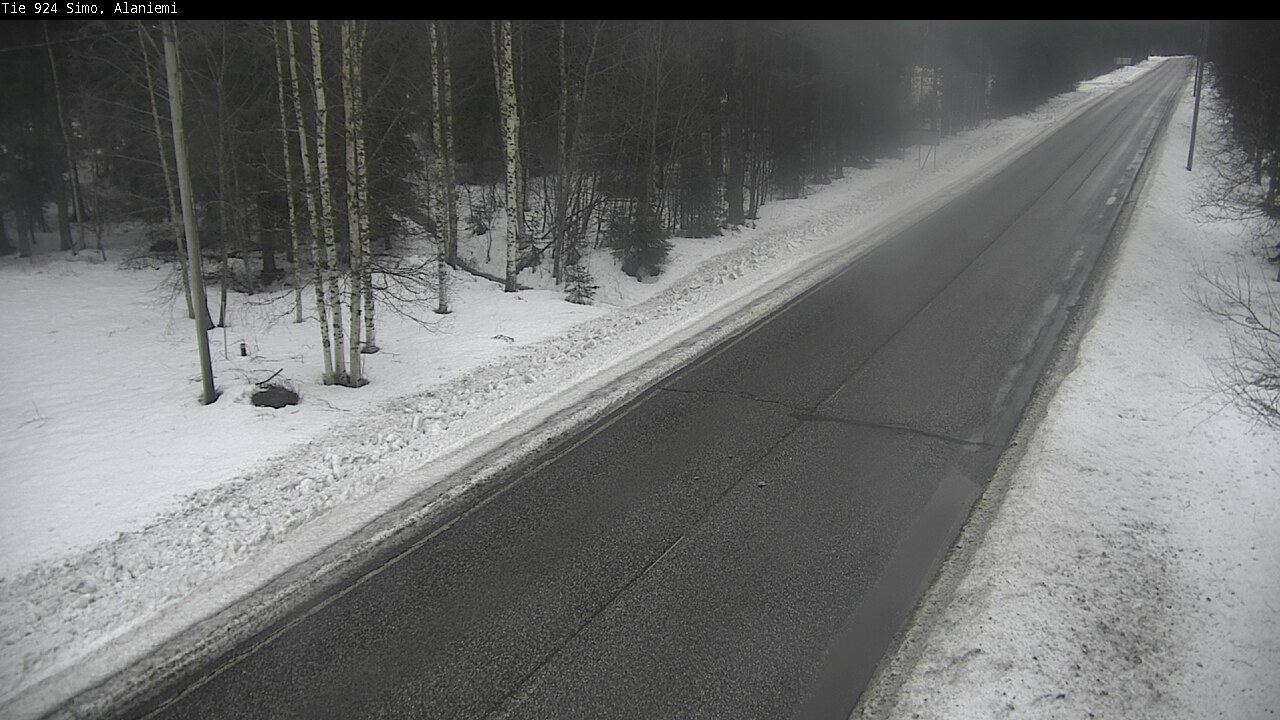 Kelikamerat Kuva Tie 924 Simo, Alaniemi, Simo, Lappi