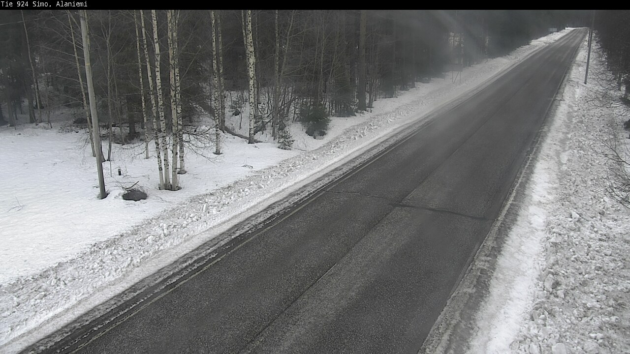Weather Camera Image Road 924 Simo, Alaniemi, Simo, Lappi