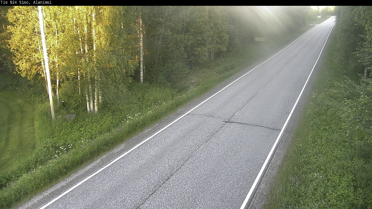 Weather Camera Image Väg 924 Simo, Alaniemi, Simo, Lappi