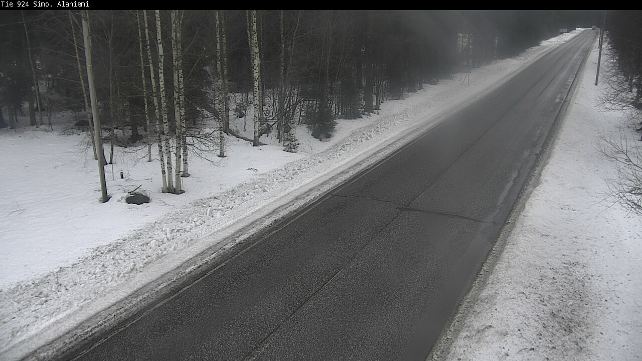 Kelikamerat Kuva Tie 924 Simo, Alaniemi, Simo, Lappi