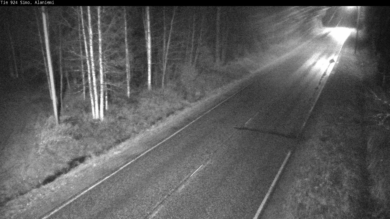 Kelikamerat Kuva Tie 924 Simo, Alaniemi, Simo, Lappi