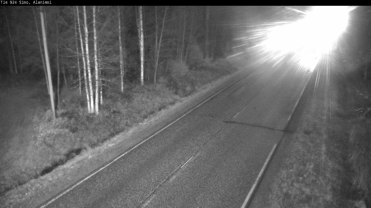 Kelikamerat Kuva Tie 924 Simo, Alaniemi, Simo, Lappi