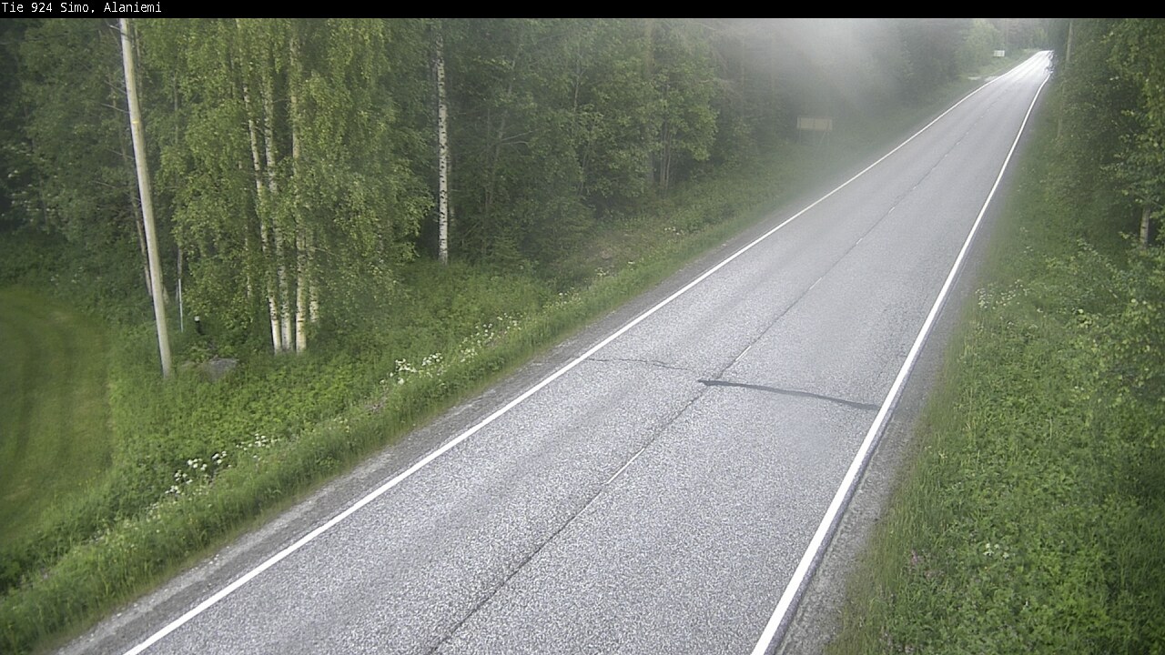 Weather Camera Image Väg 924 Simo, Alaniemi, Simo, Lappi