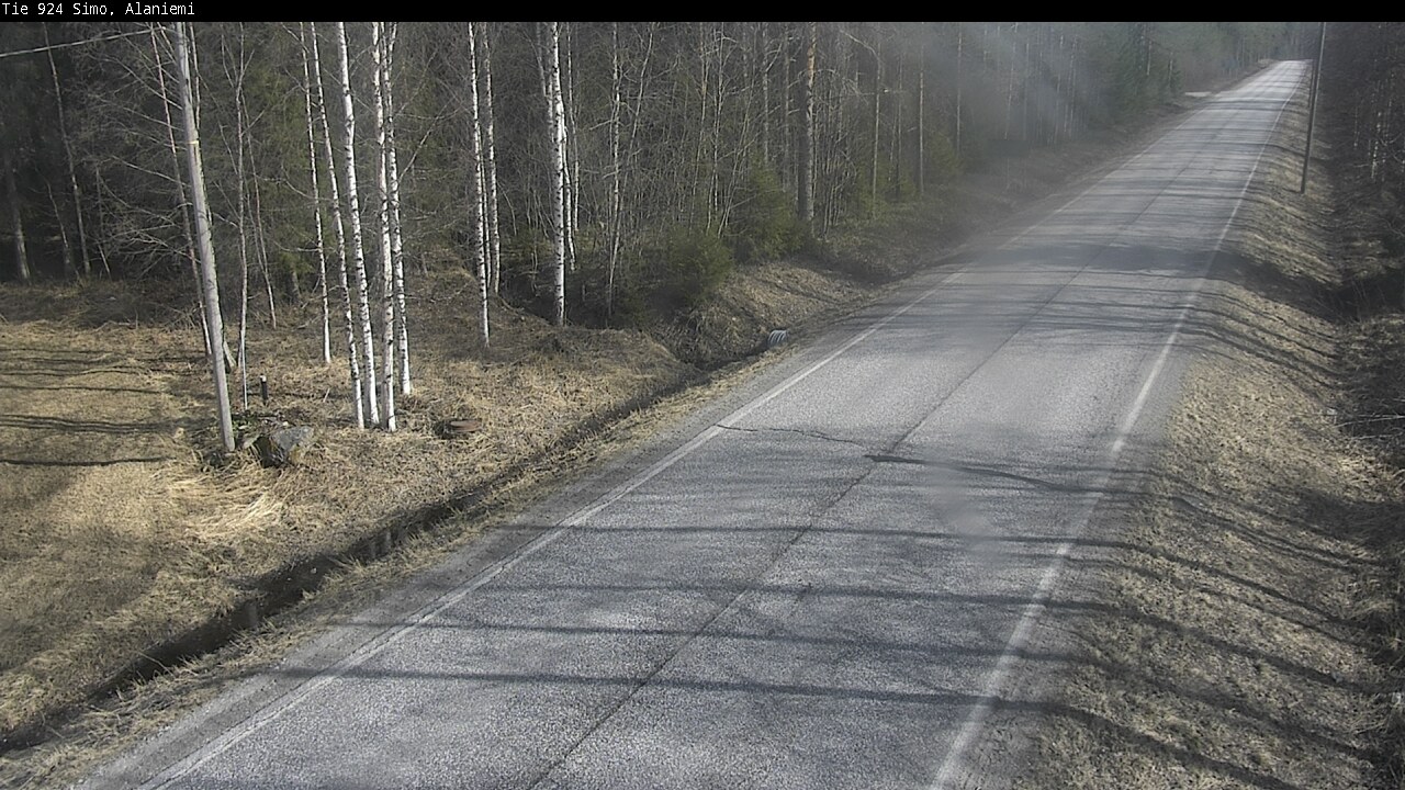 Weather Camera Image Väg 924 Simo, Alaniemi, Simo, Lappi