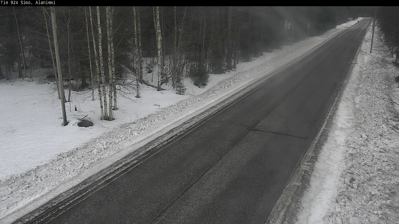 Weather Camera Image Road 924 Simo, Alaniemi, Simo, Lappi