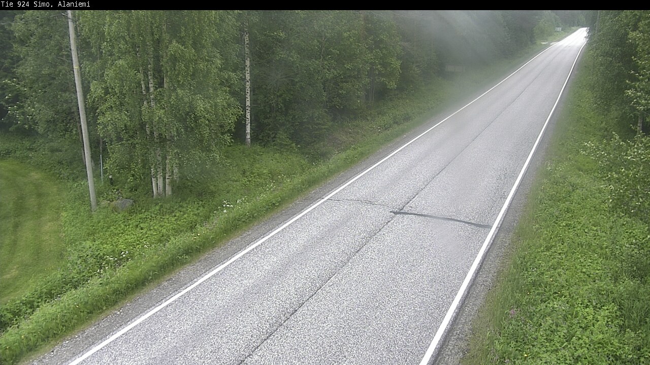 Kelikamerat Kuva Tie 924 Simo, Alaniemi, Simo, Lappi